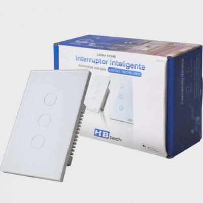 Interruptor Inteligente Wifi 3 Botões Neutro Fase hb Tech I003